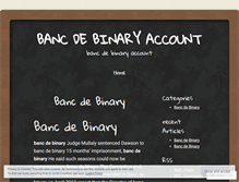 Tablet Screenshot of mediabeta.bancdebinaryaccount.wordpress.com