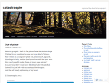 Tablet Screenshot of catastraspie.wordpress.com