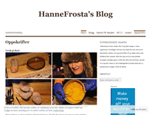 Tablet Screenshot of hannefrosta.wordpress.com