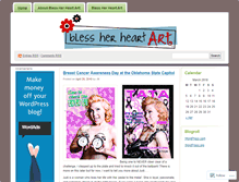 Tablet Screenshot of blessherheartart.wordpress.com