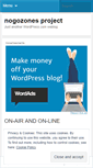 Mobile Screenshot of nogozones.wordpress.com