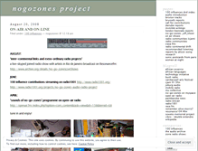 Tablet Screenshot of nogozones.wordpress.com