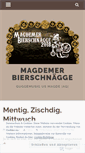 Mobile Screenshot of bierschnaegge.wordpress.com