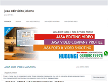 Tablet Screenshot of jasaeditvideojakarta.wordpress.com