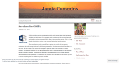 Desktop Screenshot of jamiecummins.wordpress.com