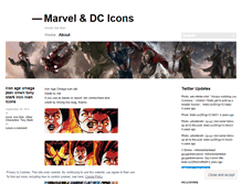 Tablet Screenshot of ironmanicons.wordpress.com