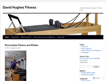 Tablet Screenshot of davidhughesfitness.wordpress.com