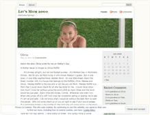 Tablet Screenshot of livsmom2000.wordpress.com