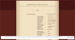 Desktop Screenshot of pimpinelaescarlata.wordpress.com