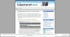 Desktop Screenshot of capotanet.wordpress.com