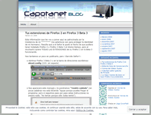 Tablet Screenshot of capotanet.wordpress.com