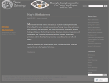 Tablet Screenshot of blogstoneblessings.wordpress.com