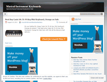 Tablet Screenshot of musicalinstrumentkeyboardssitesiv.wordpress.com