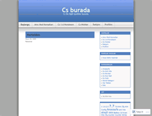 Tablet Screenshot of csburada.wordpress.com