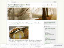 Tablet Screenshot of glutenfreetasteofhome.wordpress.com
