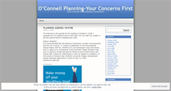 Desktop Screenshot of oconnellplanning.wordpress.com