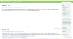 Desktop Screenshot of educationwithoutbordersuk.wordpress.com