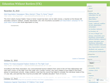 Tablet Screenshot of educationwithoutbordersuk.wordpress.com