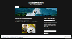 Desktop Screenshot of miraclemilemind11.wordpress.com