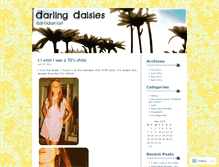 Tablet Screenshot of darlingdaisies.wordpress.com