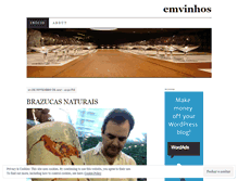 Tablet Screenshot of emvinhos.wordpress.com