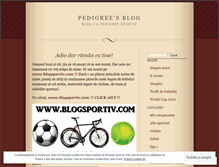 Tablet Screenshot of pedigree77.wordpress.com