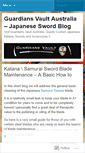 Mobile Screenshot of guardiansvaultaustralia.wordpress.com