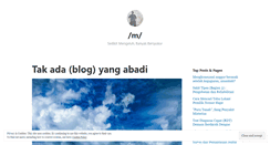 Desktop Screenshot of muhyasir.wordpress.com