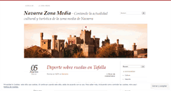 Desktop Screenshot of navarrazonamedia.wordpress.com