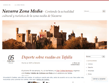 Tablet Screenshot of navarrazonamedia.wordpress.com