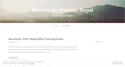 Desktop Screenshot of nepalmission.wordpress.com