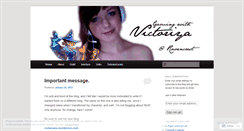 Desktop Screenshot of gamingwithvictoriafr.wordpress.com