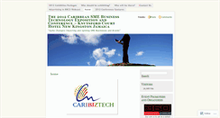 Desktop Screenshot of caribiztech.wordpress.com