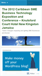 Mobile Screenshot of caribiztech.wordpress.com