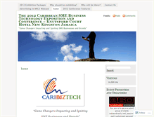 Tablet Screenshot of caribiztech.wordpress.com