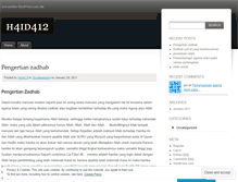 Tablet Screenshot of h4id412.wordpress.com