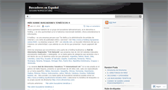 Desktop Screenshot of buscadoresenespanol.wordpress.com