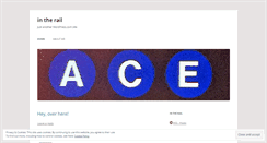 Desktop Screenshot of intherail.wordpress.com