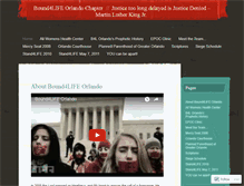 Tablet Screenshot of bound4lifeorlando.wordpress.com
