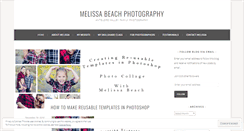 Desktop Screenshot of melissabeach.wordpress.com