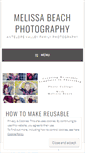 Mobile Screenshot of melissabeach.wordpress.com