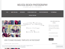 Tablet Screenshot of melissabeach.wordpress.com