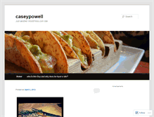 Tablet Screenshot of caseypowell.wordpress.com