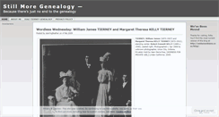 Desktop Screenshot of moregenealogy.wordpress.com