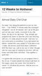 Mobile Screenshot of 12weeks2hotness.wordpress.com