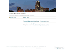 Tablet Screenshot of lindakolarovteam.wordpress.com