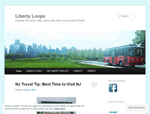 Tablet Screenshot of libertyloops.wordpress.com