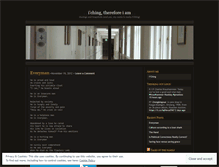 Tablet Screenshot of ichingthereforeiam.wordpress.com
