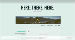 Desktop Screenshot of heretherehere.wordpress.com