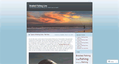 Desktop Screenshot of braidedfishingline.wordpress.com